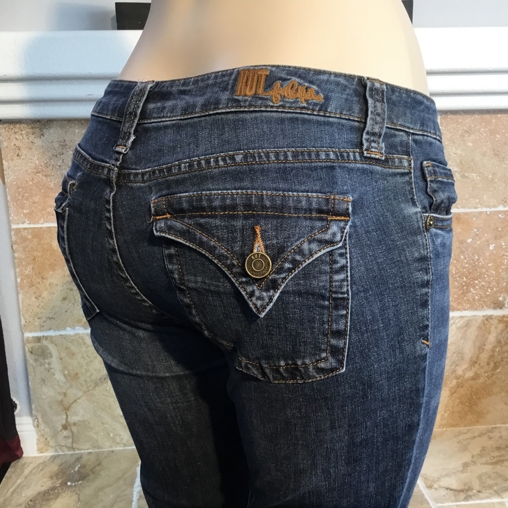 KUT FROM THE KLOTH ANKLE CROP JEANS SZ 6 STRETCH